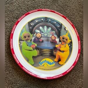 Vintage 1998 Teletubbies Plastic Plate